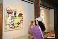 福州文旅插画大赛获奖作品展启幕 63组佳作绘就城市新“福”景